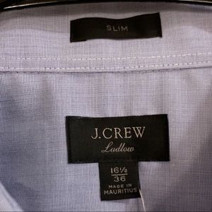JCrew Slim Ludlow Dress Shirt 16.5/36